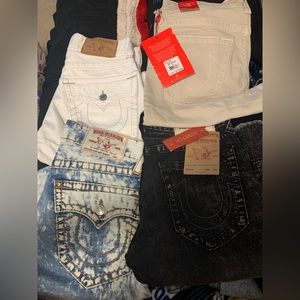 True religion shorts and jeans